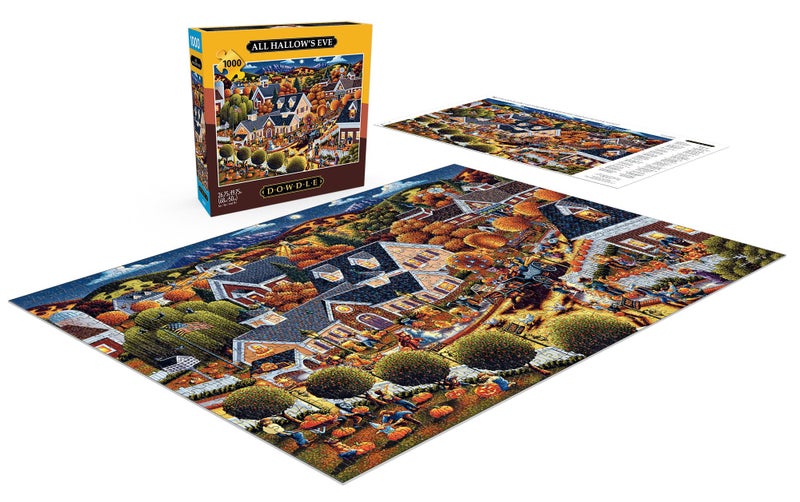 Buffalo Games - Dowdle - All Hallow's Eve - 1000 Piece Jigsaw Puzzle for Adults -Challenging Puzzle Perfect for Game Nights - Finished Size is 26.75 x 19.75 - Image 4